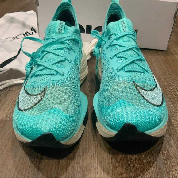 New Nike Air Zoom Alphafly Next% Hyper Turquoise CI9925-300 Men\'s Sz 7 main image 7